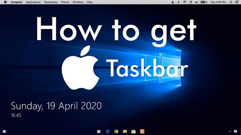 How To Get Macos Taskbar In Windows 10 Youtube