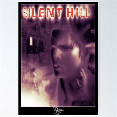 Silent Hill 1 Ps1 Original Art Box Cover NA Version Poster Silent