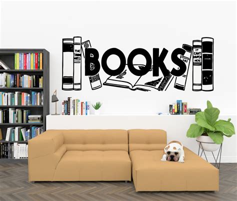 Books Wall Art Books Decor Bookshelves Vintage Decorative Etsy Book