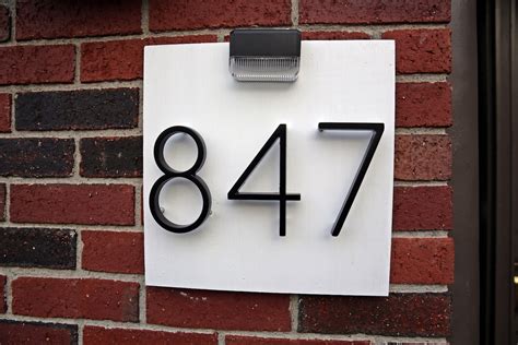 Solar House Number, Solar LED House Numbers, House Number, House Number ...