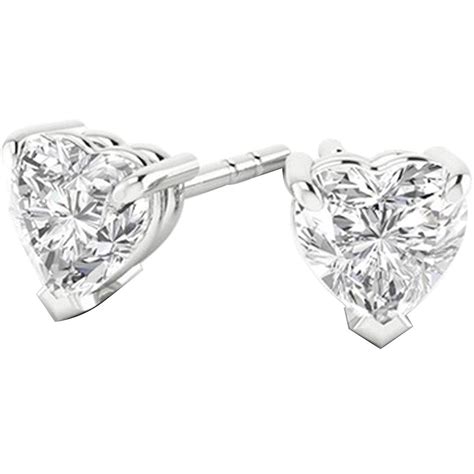 Discover More Than Heart Shaped Diamond Solitaire Earrings Super Hot