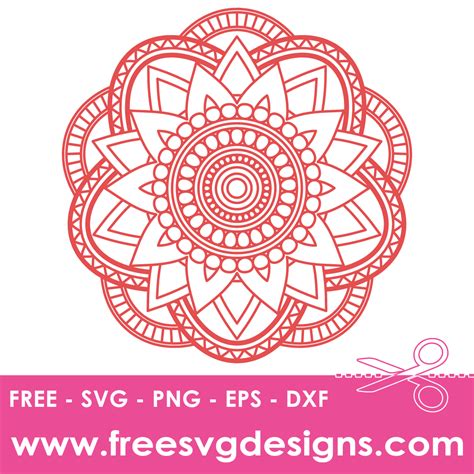 Mandala - Free SVG Files | freesvgdesigns.com