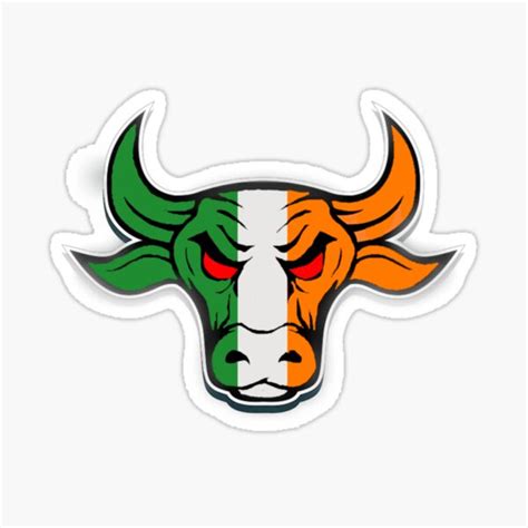 "The Irish Brahma bull" Sticker by CoceptTshirts | Redbubble