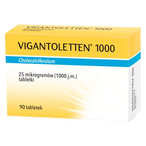 Vigantoletten 1000 1000 J M 90 Tabletek Apteline Pl