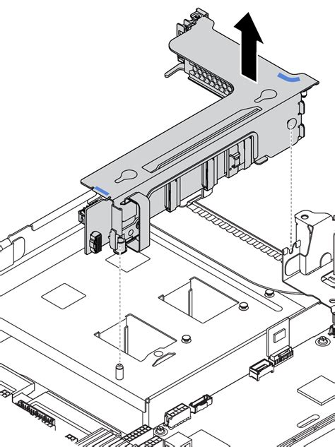 Remove A Pcie Adapter And Riser Assembly Thinksystem Sr665 Lenovo Docs