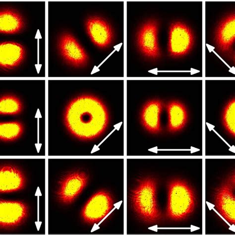 Color Online Polarization Patterns Of Lg Vector Vortices For A