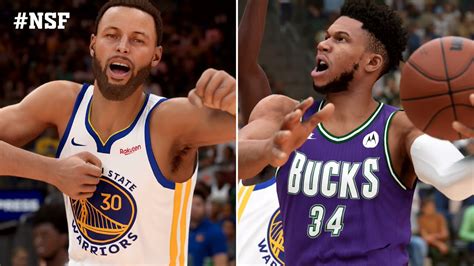 Warriors Vs Bucks Nba 2k23 Ps5 Uhd Youtube