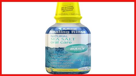 H2ocean Healing Rinse Mouthwash Great Tasting Sea Salt And Xylitol Mouth