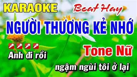 Karaoke Ng I Th Ng K Nh Beat Hay Tone N Nh C S Ng Ho I Phong