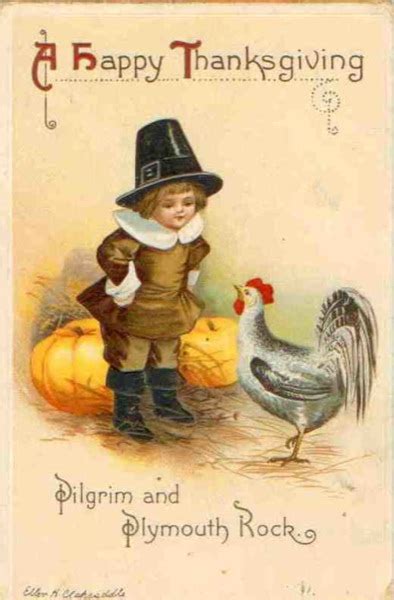 Vintage Thanksgiving Postcards : Viintage