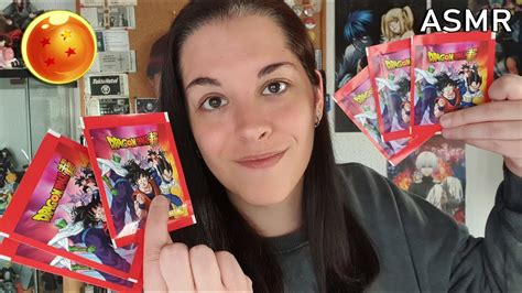 Abriendo Sobres De Cromos De Dragon Ball Reacci N Y Pegado Asmr