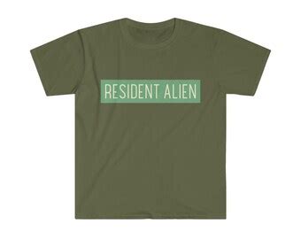 resident alien shirt etsy