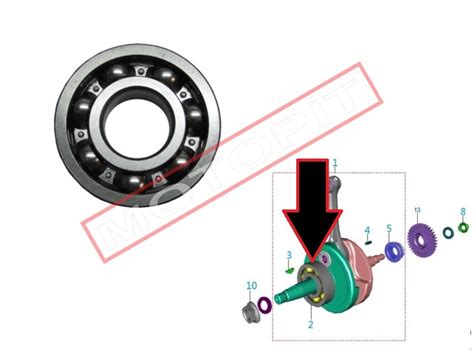 Pulsar NS 125 Krank Karter Motopit Motosiklet