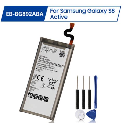 New Phone Battery Eb Bg892aba For Samsung Galaxy S8 Active Sm G892a Sm