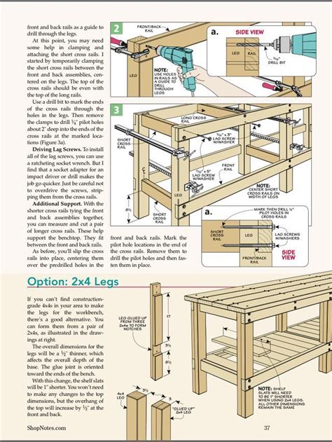 Workbench Plans DIY