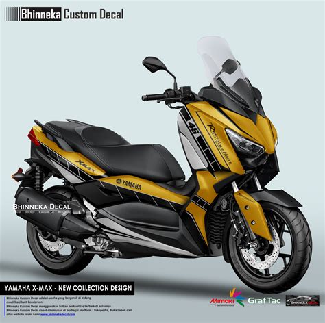 DECAL STICKER YAMAHA XMAX LIVERY Bhinneka Custom Decal