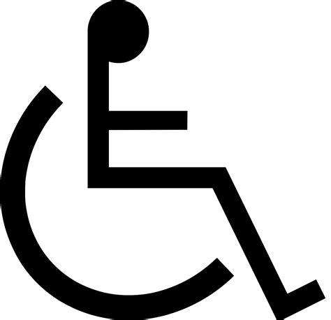 Svg Handicapped Wheelchair Disabled Free Svg Image Icon Svg Silh