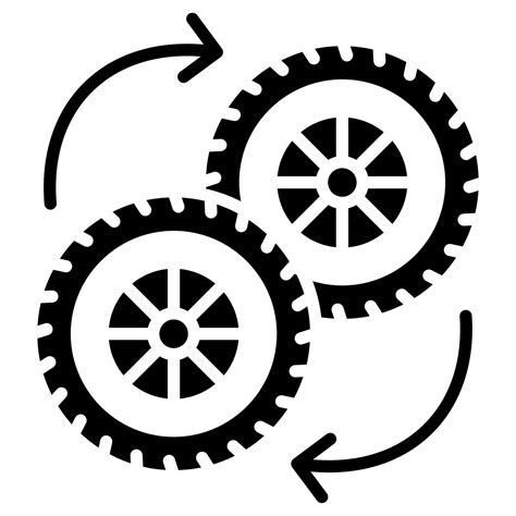 Tire Rotation icon line vector illustration 36322864 Vector Art at Vecteezy
