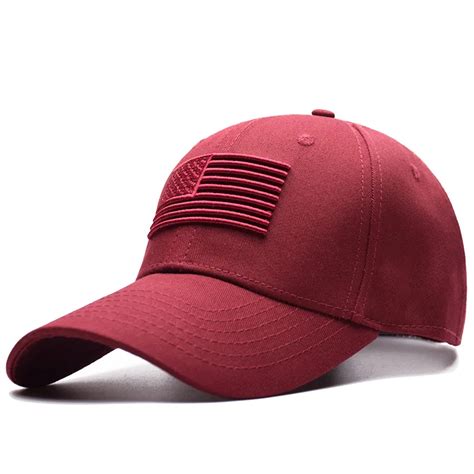 Nouveau drapeau Américain brodé homme casquette baseball décontracté