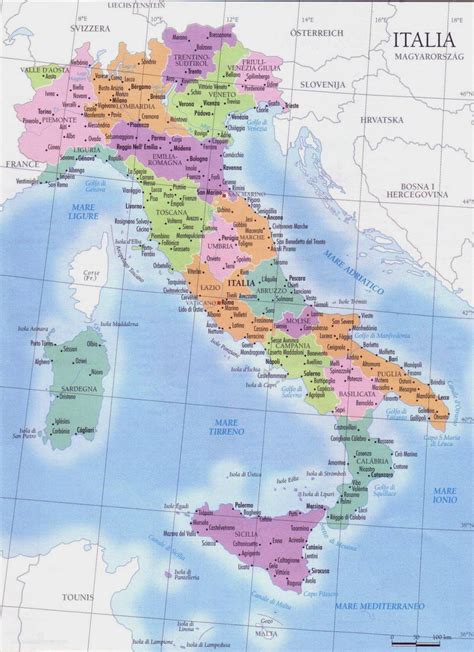 Mapa Da Italia