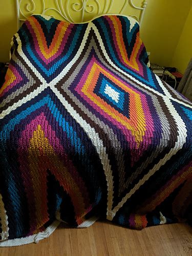 Ravelry Modern Bohemian Blanket Pattern By Susan E Kennedy