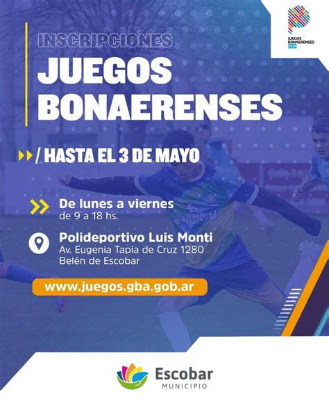 Inscripción abierta para participar en los Juegos Bonaerenses 2024 El