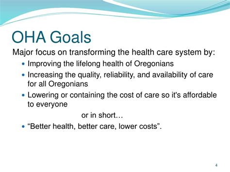 Ppt The Oregon Health Authority Oha Powerpoint Presentation Free