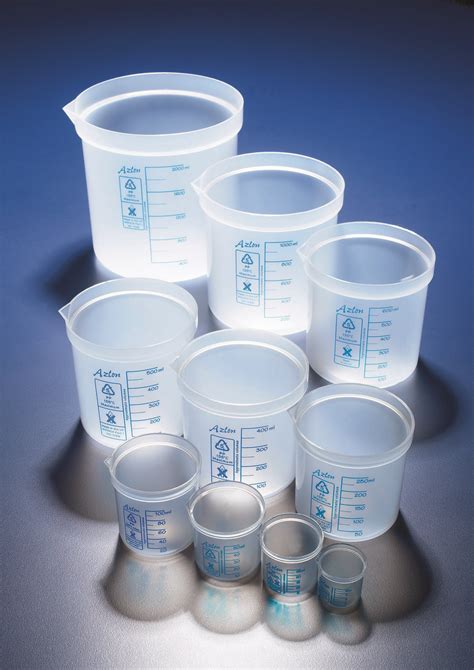 Beakers Straight Sided Printed Graduations Polypropylene Vnk