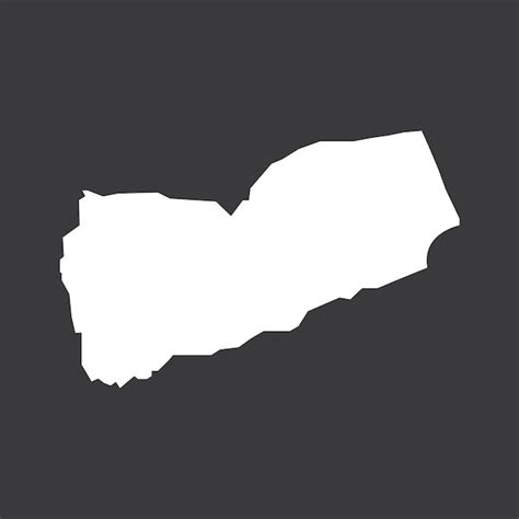 Premium Vector Yemen Map Icon Vector Template