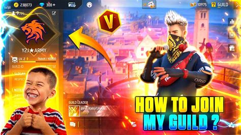 HOW TO JOIN V BADGE GUILD IN FREE FIRE HOW TO JOIN YOUTUBER GUILD IN