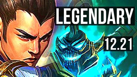 XIN ZHAO Vs HECARIM JNG 8 0 5 Legendary 400 Games KR Master