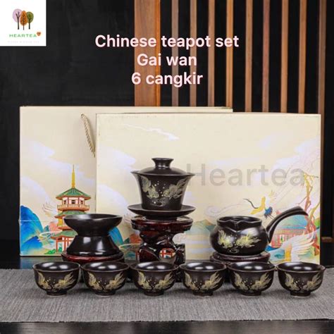 CHINESE KUNGFU TEA SET TEA POT SET CERAMICS TEKO KERAMIK POCI