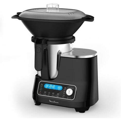 Robot Cuiseur Multifonction Compact Moulinex Clickchef Hf Noir