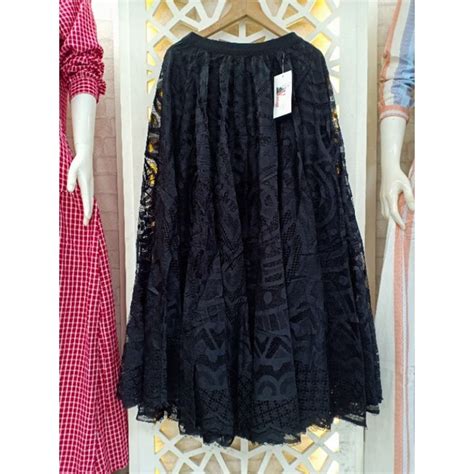 jual rok brukat impor premium  zura khusus hitam shopee indonesia