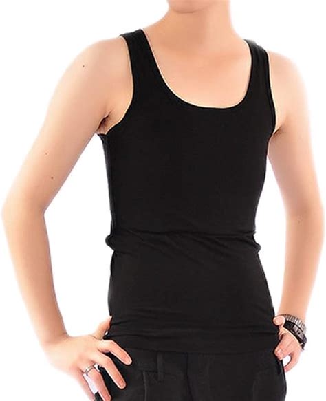 Baronhong Cotton Super Flat Chest Binder Lesbian Tomboy Tank Top