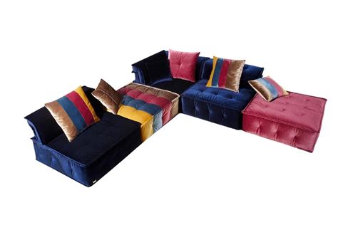 Multi Colored Sectional Sofas Baci Living Room