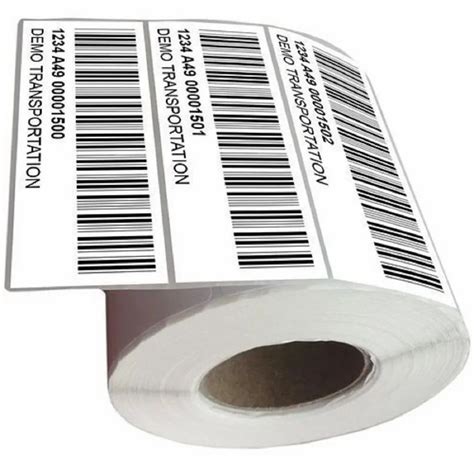 Printed Barcode Sticker 2x1 Inch At Rs 200 Roll In Agra ID