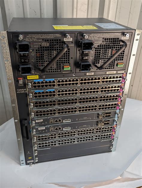 Cisco Catalyst Ws C4510re 2x Ws X45 Sup8 E 2x Ws X4748 12x48ue 4x