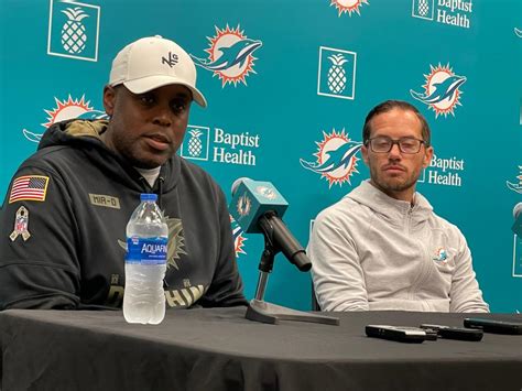 Dolphins Mike McDaniel Chris Grier Show What The Words Perfect Fit