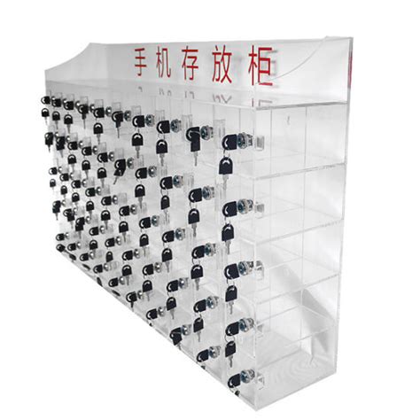 China Clear Acrylic Mobile Phone Display Cabinet Cell Phone Storage