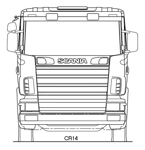 Scania Cr19 Blueprint Download Free Blueprint For 3d Modeling