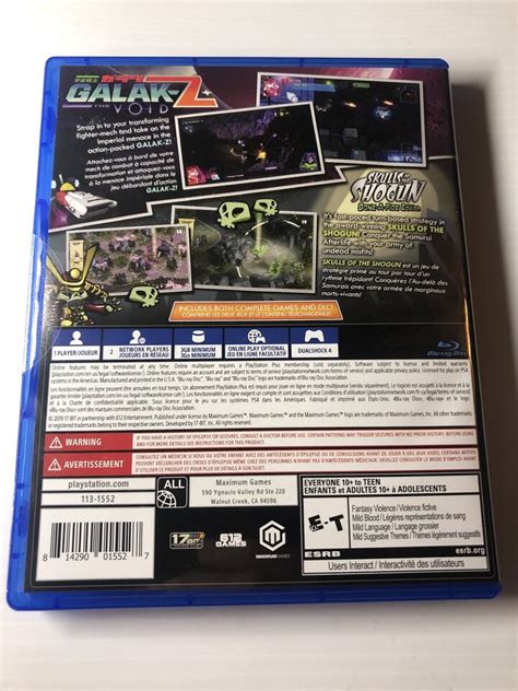 Galak Z The Void Skulls Of The Shogun Bone A Fide Edition PS4 BRAND