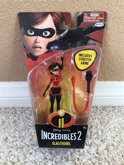 Incredibles 2 Disney Pixar Elastigirl 4 Inch Action Figure With Stretch