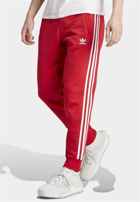 Adidas Originals Adicolor Classics 3 Stripes Tracksuit Bottoms Better Scarletred Zalandoie