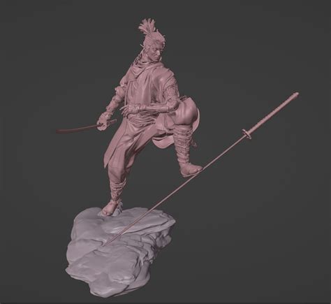 Sekiro Sekiro Shadows Die Twice Or Three Or 4 Or A Thousand 3d Model 3d