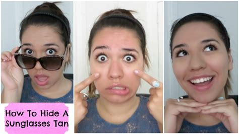 How To Hide A Sunglasses Tan How To Cover Tan Lines Summer Hack Youtube