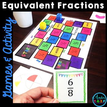 Equivalent Fractions Games by Amber from TGIF | Teachers Pay Teachers