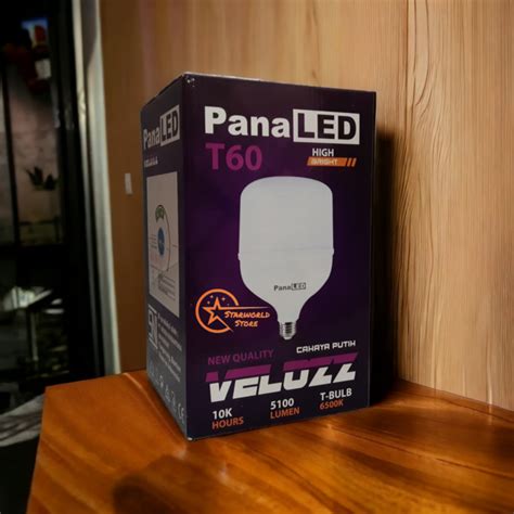 PANALED Velozz LED Bulb T Lampu Bohlam LED Capsule Cahaya Putih