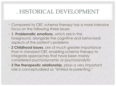 Lecture 2 Schema Therapy Overview And Early Maladaptive Schemas Ppt