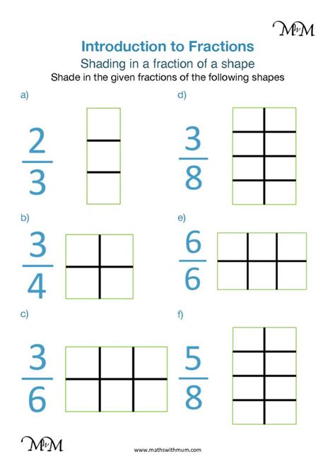 Shading Fractions Of Shapes